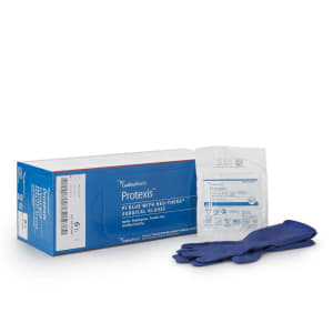 Cardinal Protexisâ„¢ Blue with Neu-TheraÂ® Polyisoprene Surgical Glove, Size 6.5, Blue