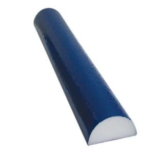 Fabrication Enterprises CanDoÂ® Half-Round Therapy Foam Roller Blue PE Foam / TufCoat 4 X 36 Inch