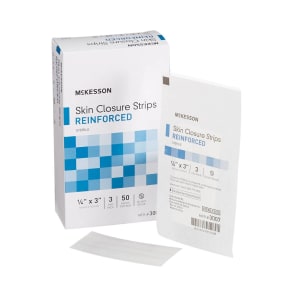 McKesson Skin Closure Strip, Â¼ X 3 Inch