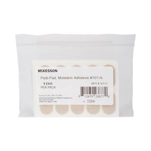 McKesson Brand McKesson Pedi-Pad Beige Protective Pad, Size 101 Narrow