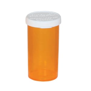 Apothecary Products Ezy DoseÂ® Push & Turn Prescription Vial, 6 Dram Capacity