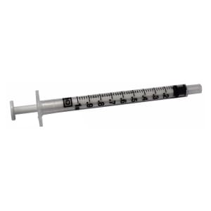 BD Barrel Oral Syringe, with Non Luer Tip, 1 mL, Clear