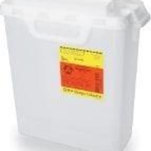 BD Sharps Container BDâ„¢ Pearl Base 12-1/2 H X 10-4/5 W X 6 D Inch Horizontal Entry 2 Gallon
