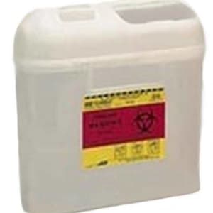 BD Sharps Container, 5.4 Quart, 11-7/10x 11-3/5 x 4-1/2 Inch
