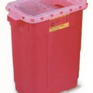 BDâ„¢ Multi-purpose Sharps Container, 17 Gallon, 23-1/2 x 20 x 14-3/4 Inch
