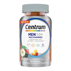 Glaxo Consumer Products Centrum Men 50+ MultiGummies Assorted Natural Fruit Flavors
