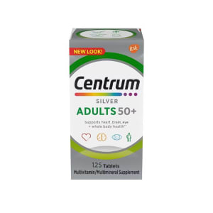 Glaxo Consumer Products Centrum Silver Adults 50+ Multivitamin/Multimineral Supplement Tablets