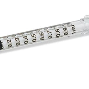 BD Luer-Lok Syringe, Sterile, Latex-Free, 1mL in 1/100 mL Graduations