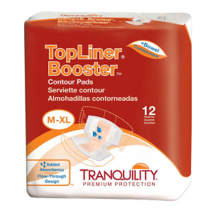 Principle Business Enterprises TranquilityÂ® Top LinerÂ® Added Absorbency Incontinence Booster Pad 13Â½ x 21Â½ Inch