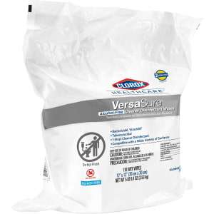 The Clorox Company Clorox HealthcareÂ® VersaSureÂ® Cleaner Disinfectant Wipes, Refill Pouch