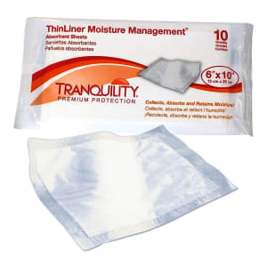 Principle Business Enterprises Tranquility ThinLinerÂ® Skin Fold Pad, 6 x 10 Inch