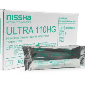 Nissha Medical Tech Ultrasound Video Paper Nissha Roll High Gloss Without Grid