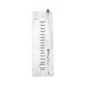 MTG EZ-Advancer Closed System Firm Intermittent Catheter Kit with 14Fr 16" Catheter and BZK Wipe, Sterile, Latex-free