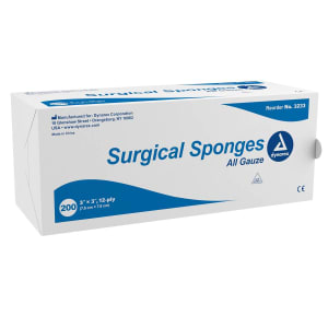 dynarexÂ® Gauze Sponge, 3 x 3 Inch, 12-Ply