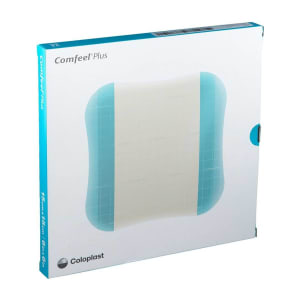 Coloplast ComfeelÂ® Plus Ulcer Hydrocolloid Dressing, 4 x 4 Inch