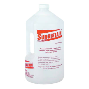 Ruhof Healthcare SurgistainÂ® Stain Remover for Instruments and Medical Equipment, 1-gallon Jug