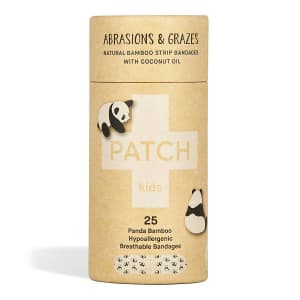 Nutricare USA LLC Patchâ„¢ Kids (Panda Design) Adhesive Strip with Coconut Oil, Â¾ x 3 Inch