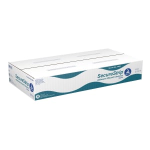 dynarexÂ® Secure Stripâ„¢ Adhesive Wound Closure Strip, Â½ by 4 Inches