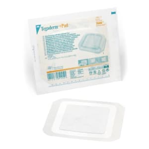 Solventum Corporation 3Mâ„¢ Tegadermâ„¢ +Pad Film Dressing with nonadherent Pad, 6 x 6 Inch