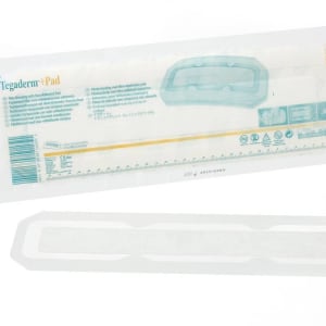 Solventum Corporation 3Mâ„¢ Tegadermâ„¢ Transparent Film Dressing with Pad, 3-1/2 x 13-3/4 Inch