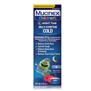 RB Health US LLC Mucinex Children's Night Time Multi-Symptom Cold Liquid Very Berry Flavor