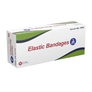 Dynarex DynarexÂ® Clip Detached Closure Elastic Bandage, 2 Inch x 4-1/2 Yard