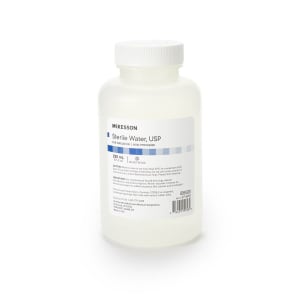 McKesson Brand McKesson Sterile Water Irrigation Solution, 250 mL Bottle