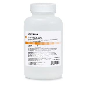 McKesson Brand McKesson Saline Irrigation Solution, 250 mL Bottle