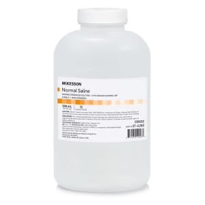 McKesson Brand McKesson Saline Irrigation Solution, 500 mL Bottle