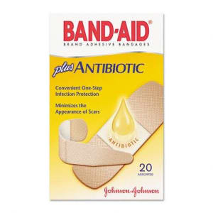 J & J Sales Band-AidÂ® Infection Defense with NeosporinÂ® Bandages Assorted Sizes