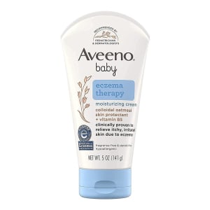 J & J Sales AveenoÂ® Baby Eczema Therapy Moisturizing Cream Unscented, 5-ounce Tube