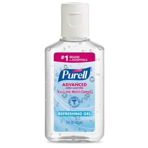 GOJO PurellÂ® Advanced Hand Sanitizer 70% Ethyl Alcohol Gel, 1-ounce Bottle