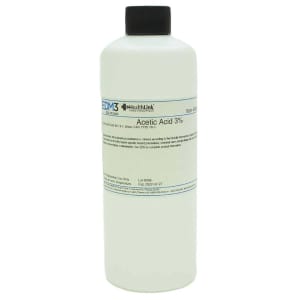 EDM 3 LLC Chemistry Reagent Acetic Acid Organic Acid 3% 16 oz.
