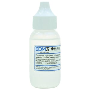 EDM 3 LLC Chemistry Reagent Sodium Hydroxide Tissue Processing / Staining 10% 16 oz.
