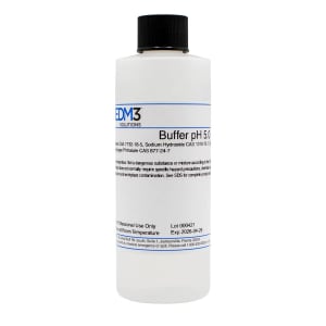 EDM 3 LLC Acid Buffer pH Buffer pH 5.0 4 oz.