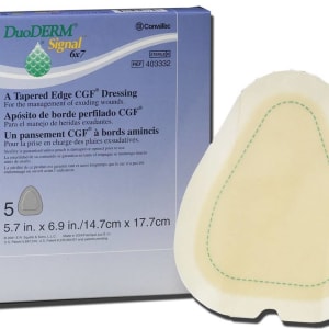 ConvaTec DuoDermÂ® SignalÂ® Hydrocolloid Dressing, 6 x 7 Inch Triangle