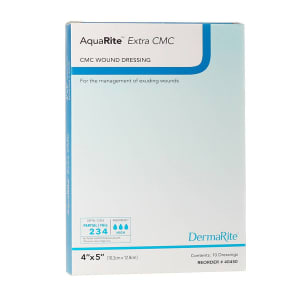 Sion Brands LLC AquaRiteâ„¢ Extra CMC Gelling Fiber Wound Dressing, 4 x 5 Inch