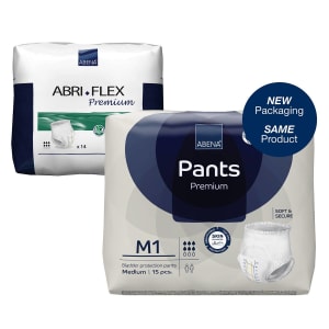 Abena North America Abri-Flexâ„¢ Premium M1 Absorbent Underwear, Medium