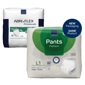 Abena North America Abri-Flexâ„¢ Premium L1 Absorbent Underwear, Large