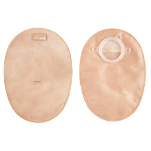 ConvaTec The NaturaÂ® + Two-Piece Closed End Beige Filtered Ostomy Pouch, 1Â½ Inch Flange