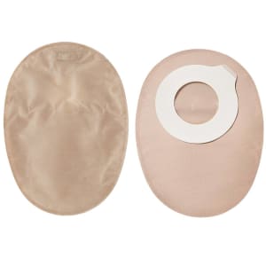 ConvaTec Esteem synergyÂ®+ Two-Piece Closed End Transparent Ostomy Pouch, Medium