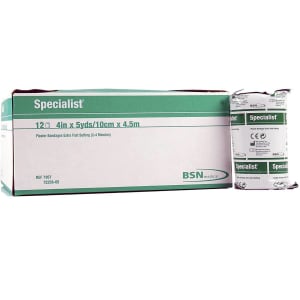 BSN Medical Plaster Bandage OCLÂ® Green Label 5 Inch X 15 Foot Plaster of Paris White