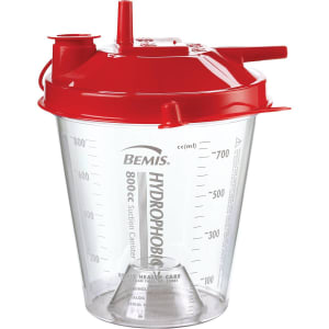 Bemis Healthcare Hi-Flowâ„¢ Rigid Suction Canister, 800 mL