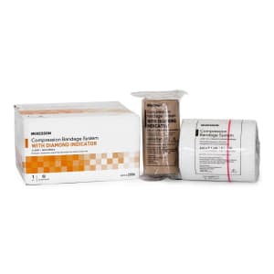Hartmann Compression Bandage HartmannÂ® 4 Inch X 3-4/5 Yard No Closure White NonSterile Standard Compression