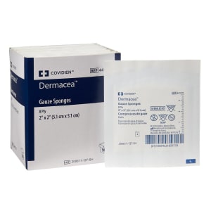 Cardinal Dermaceaâ„¢ Sterile Gauze Sponge, 2 x 2 Inch, 8-Ply