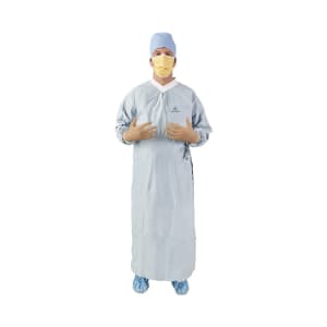 O&M Halyard Inc Aero Chrome Surgical Gown with Towel, X-Large