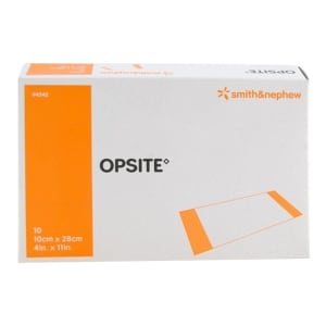 Smith & Nephew OpSite Transparent Film Dressing, 4 x 11 Inch