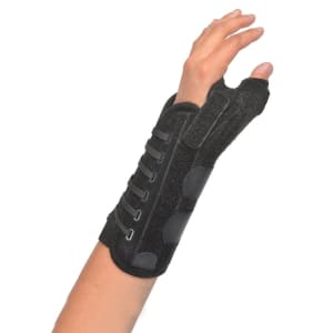 Hely & Weber Titanâ„¢ Thumb Brace with Support for Left Wrist, Regular Size, Short