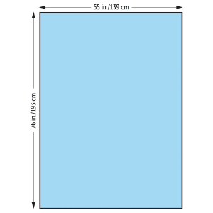 O&M Halyard Inc Halyard Sterile Large Drape, 55 x 76 Inch