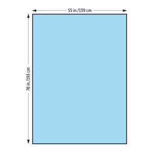 O&M Halyard Inc Halyard Sterile Large General Purpose Drape, 55 x 76 Inch